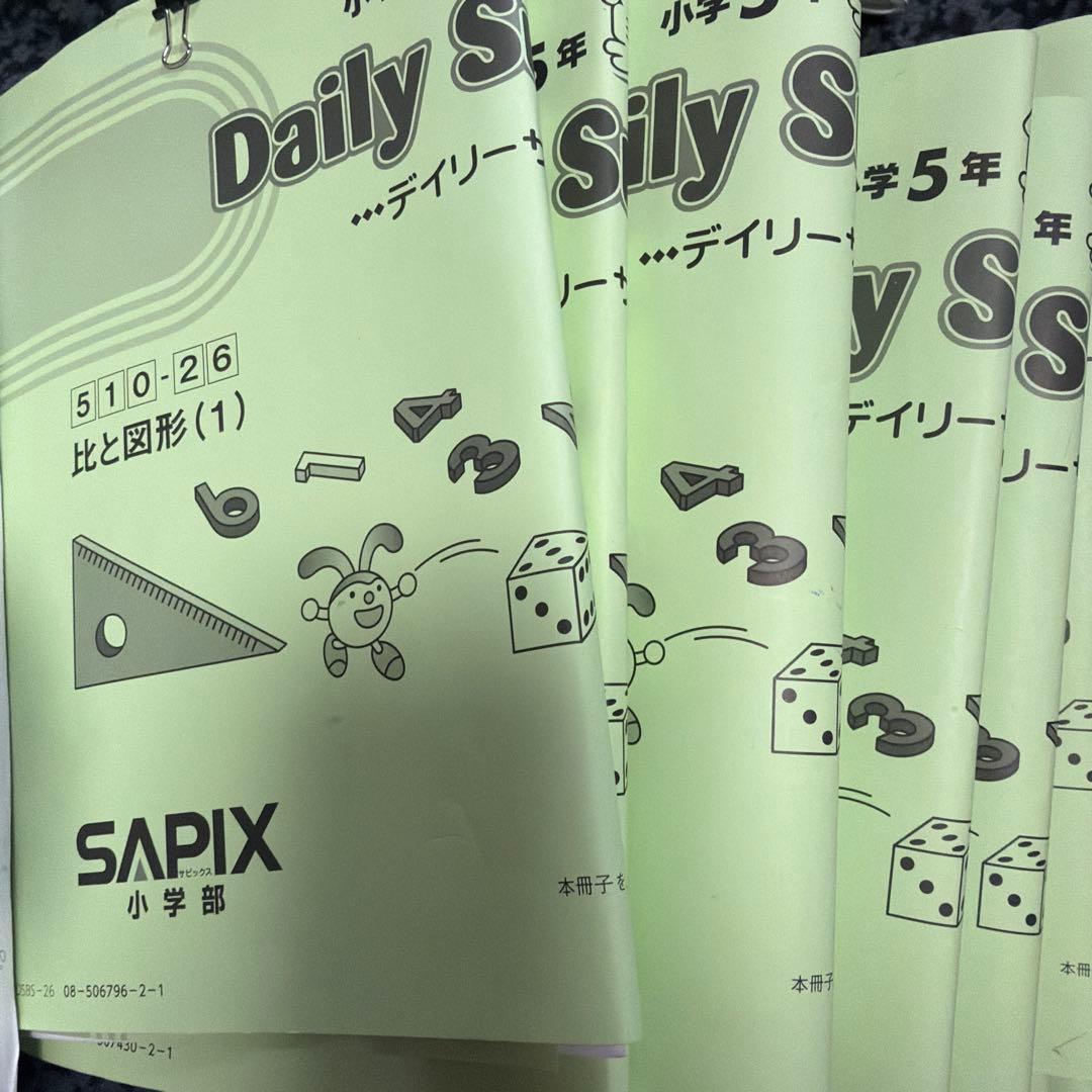 sa pix サピックス　5年　算数テキスト