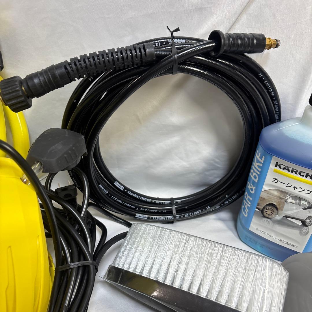 ケルヒャー　K2 クラシック　プラス　家庭用高圧洗浄機　カーキット付き　美品