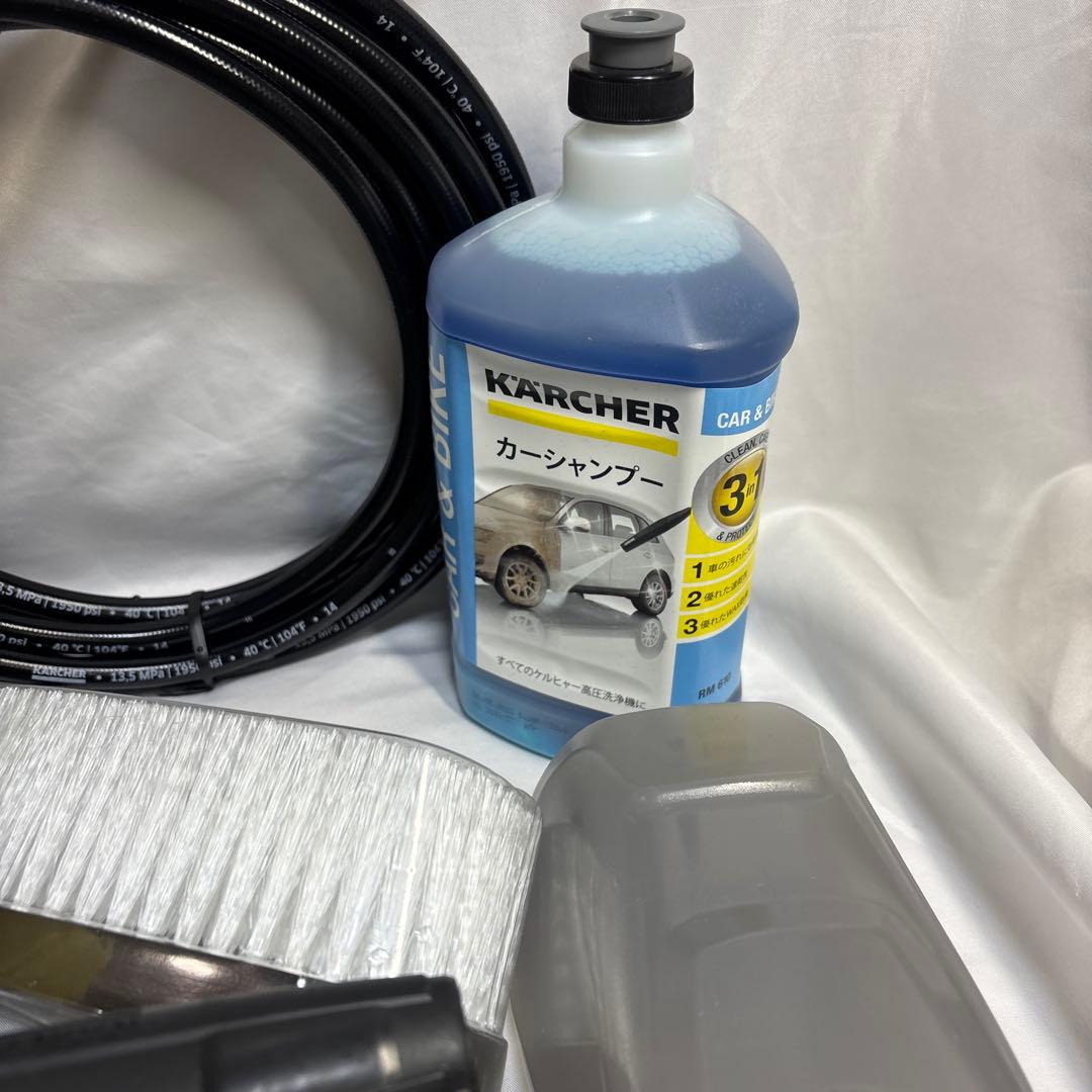 ケルヒャー　K2 クラシック　プラス　家庭用高圧洗浄機　カーキット付き　美品