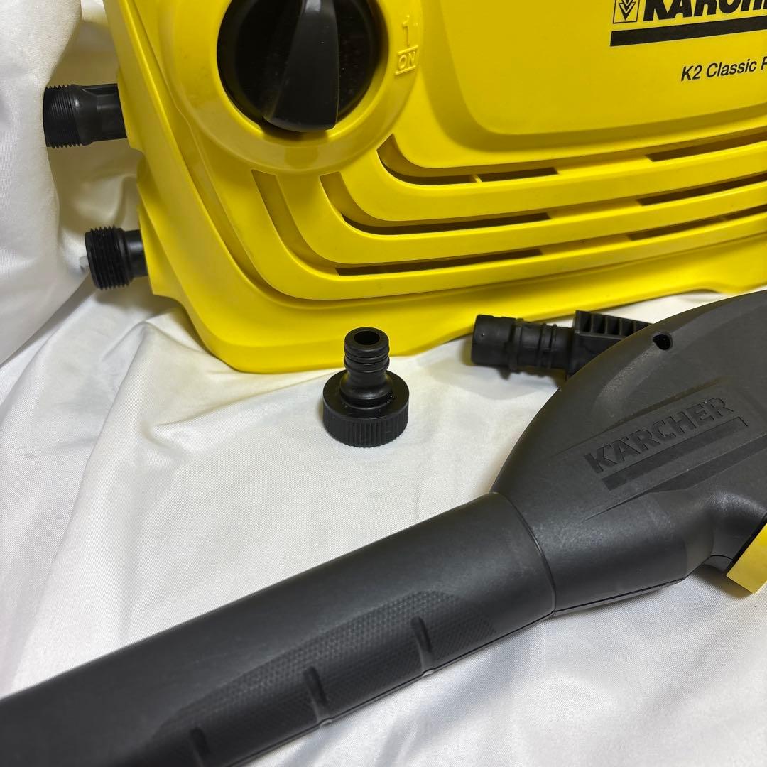 ケルヒャー　K2 クラシック　プラス　家庭用高圧洗浄機　カーキット付き　美品