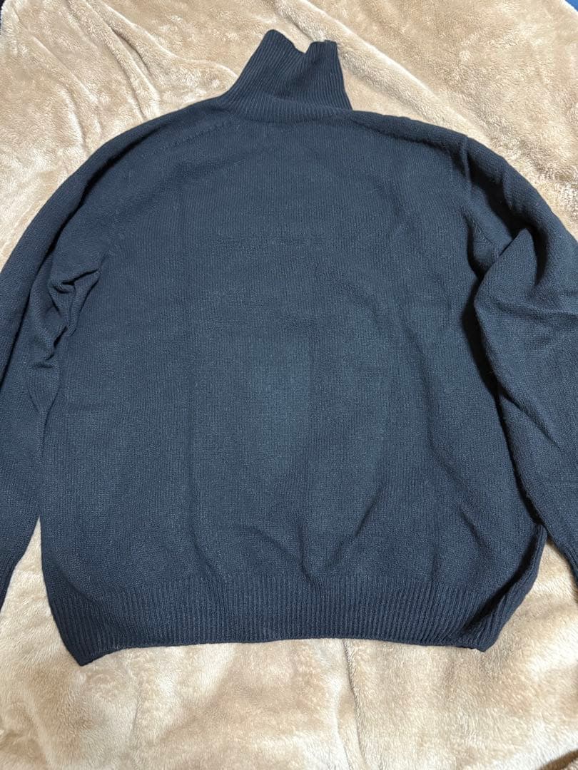 ハーレーオブスコットランド　ウールカシミア　タートルネック　46