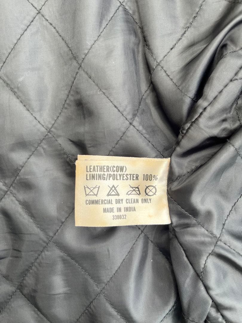 80s シングルライダースジャケット 牛皮