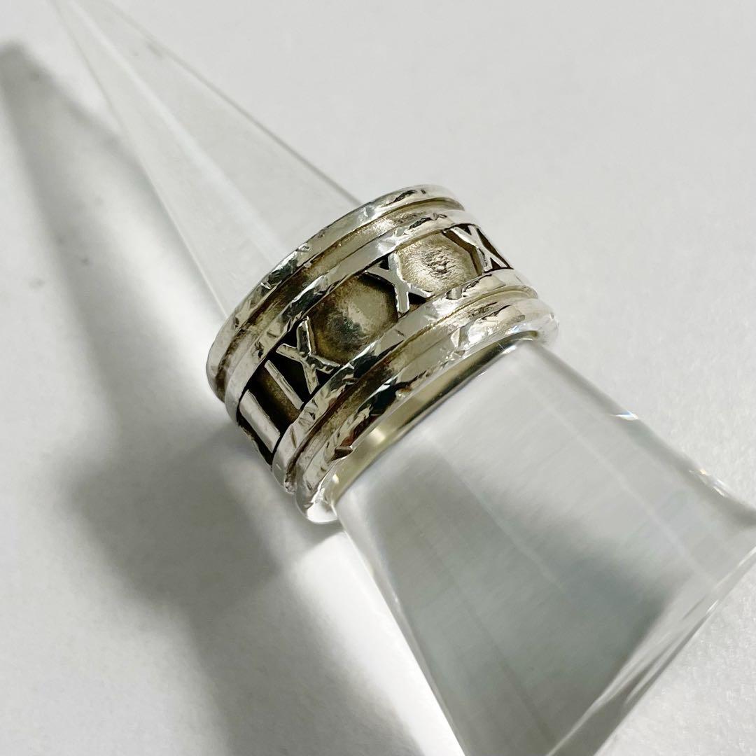 Tiffany & Co ティファニー　アトラス ワイドリング　シルバー