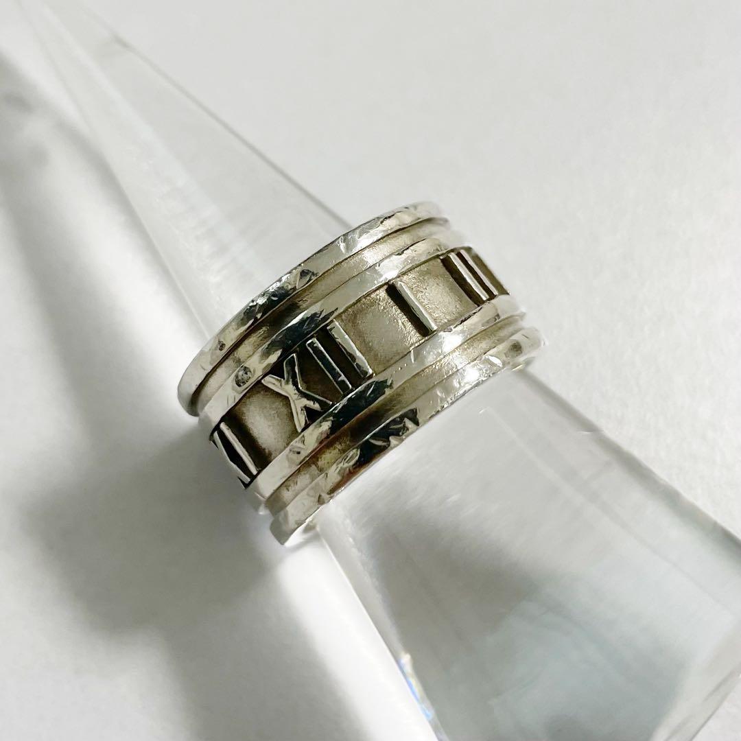 Tiffany & Co ティファニー　アトラス ワイドリング　シルバー