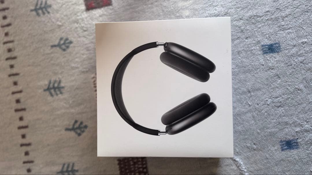 ブラック ワイヤレスヘッドホン Air pods max