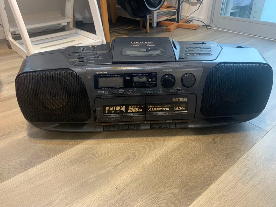 シャープラジカセ、made in Japan