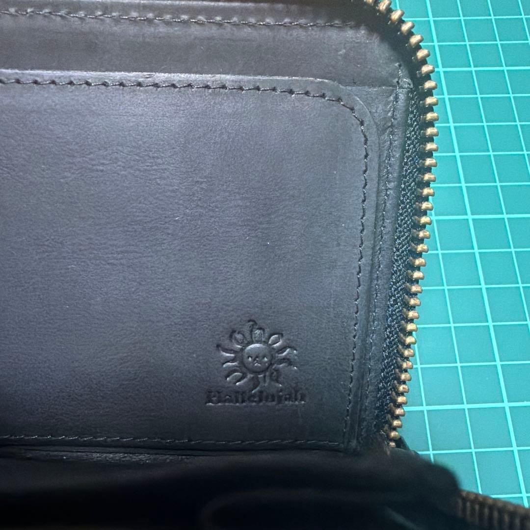 [Hallelujah] TIDY 2.0 本革　ブラック 小さい長財布