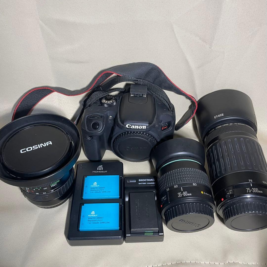 Canon EOS KISS X9i レンズ3本