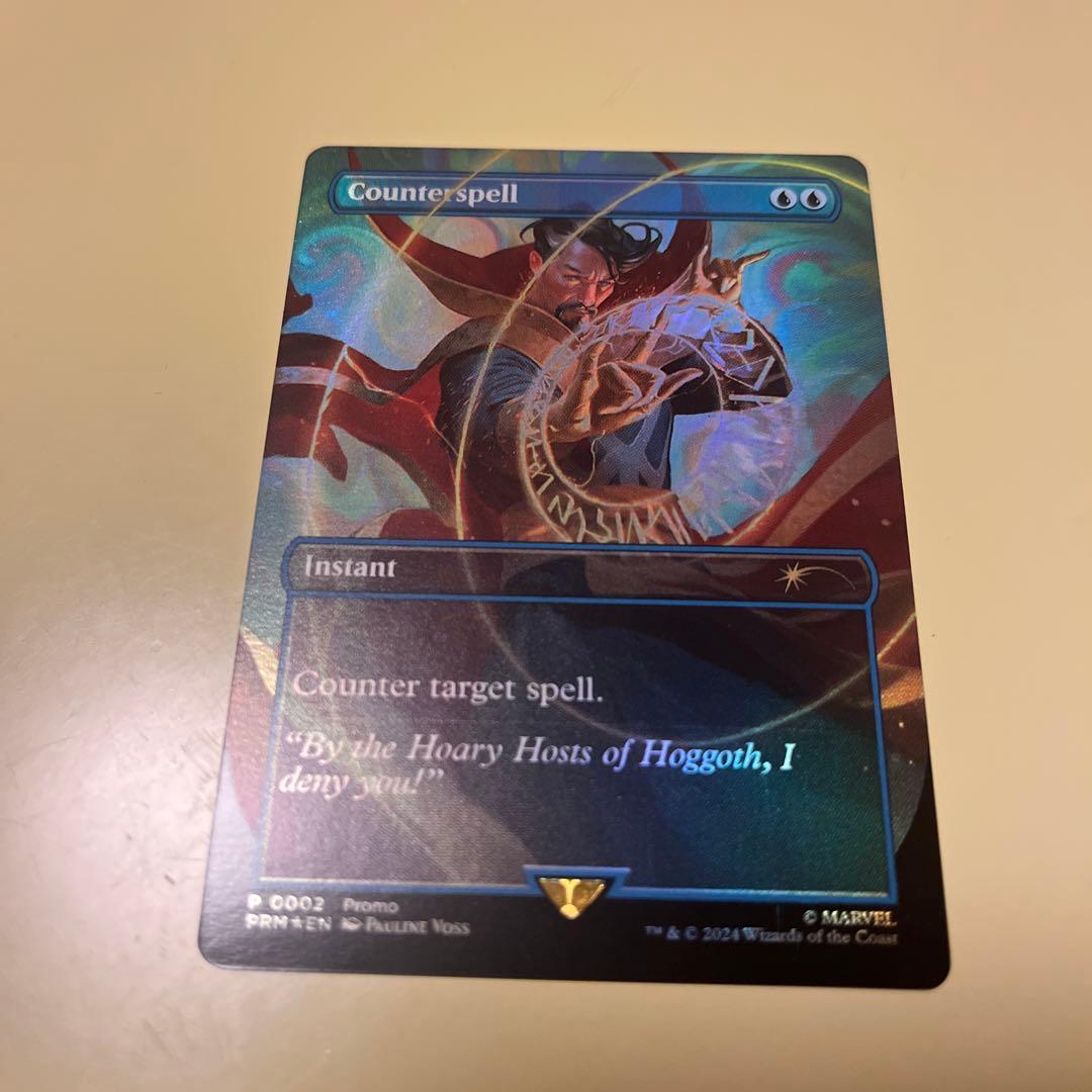 MTG マーヴェル コラボ 対抗呪文 プロモ FOIL PROMO