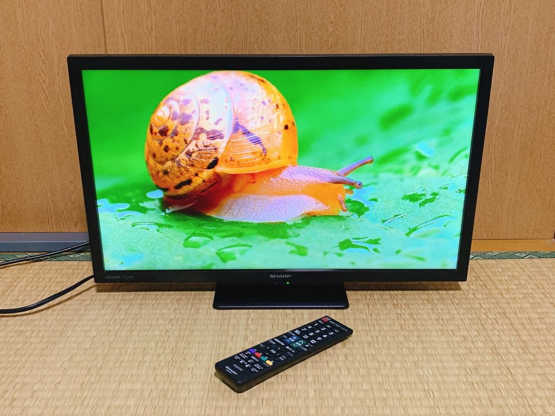SHARP 液晶テレビ　24v型　2TC24DE 新品に近い⭐2021年製