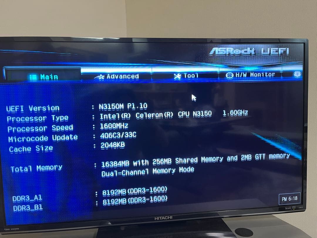 事務用自作PC LG DVDドライブ RAM16GB