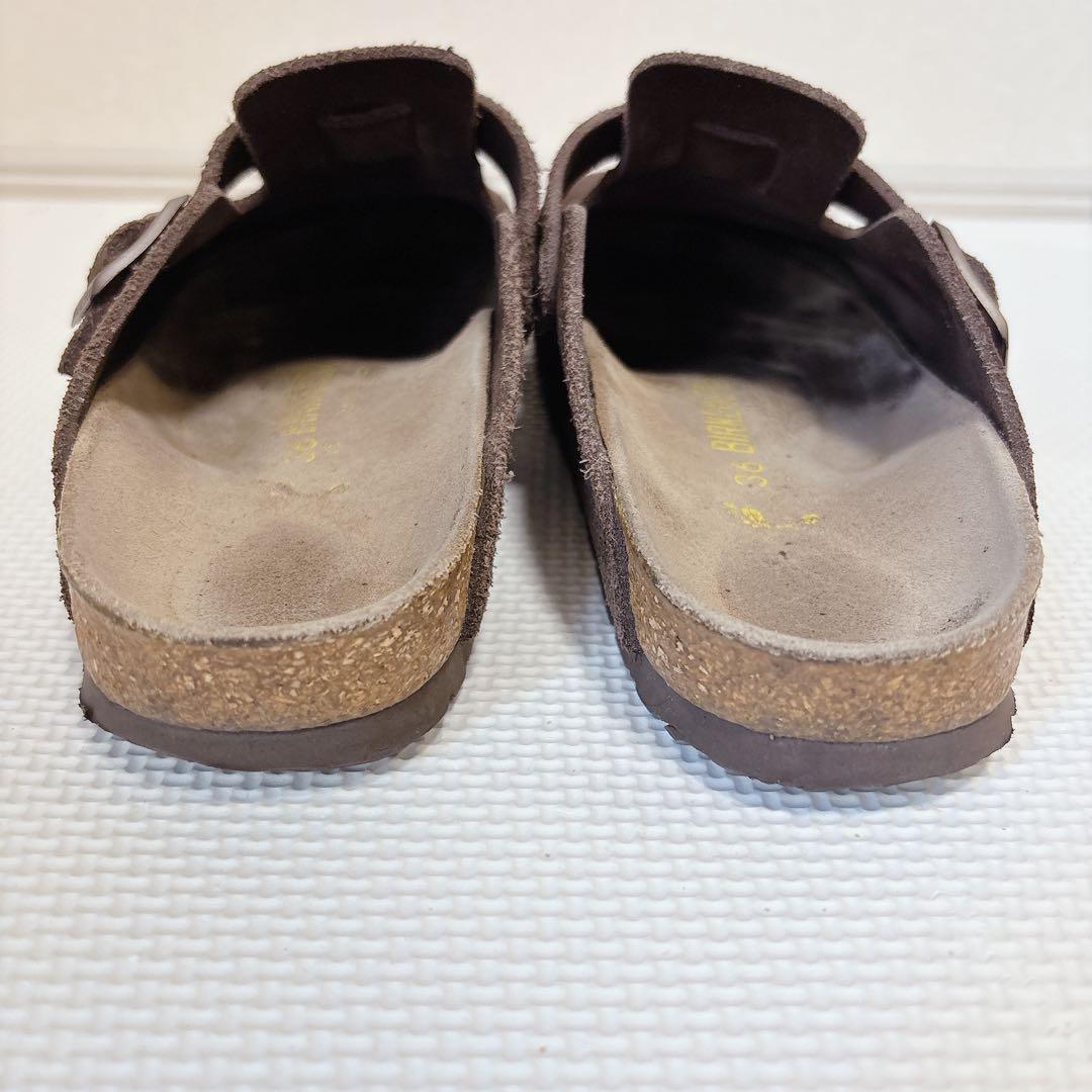 BIRKENSTOCK ビルケンシュトック ボストン スエード 36 ブラウン