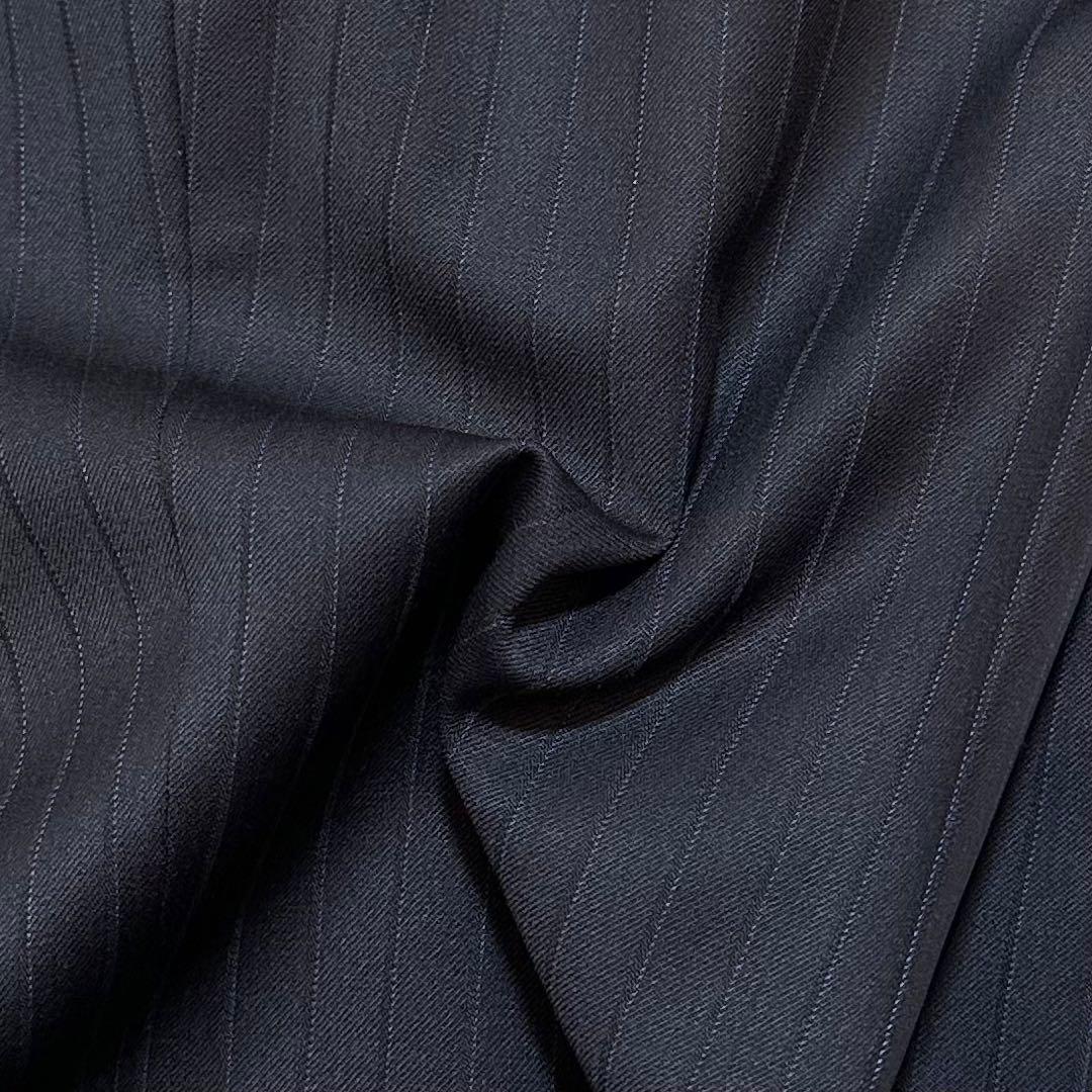 21AW✨23区 ファインネスウール スーツ セットアップ 紺 ストライプ 40