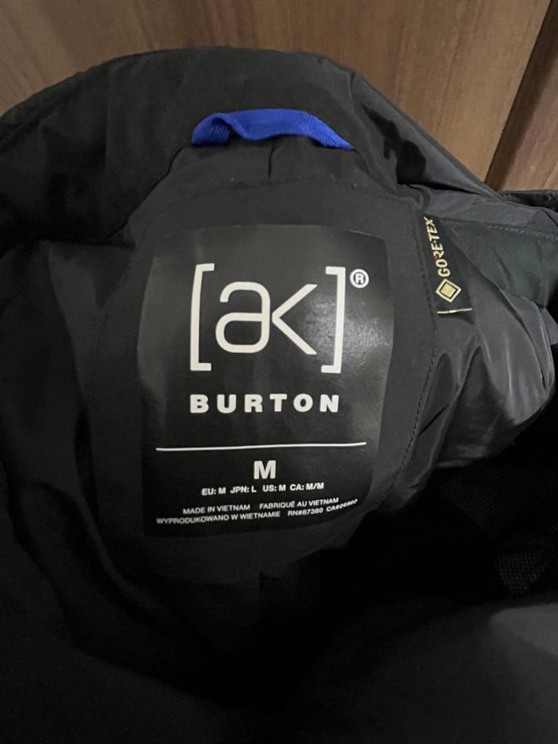 美品 上下セットアップ BURTON [ak] M ジャケット ビブパンツ