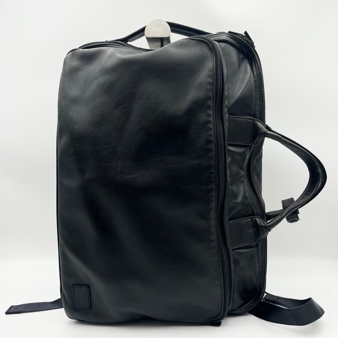 希少✨ ポーター リュック 3way レザー ビジネスバッグ A4可 ロコ型押し