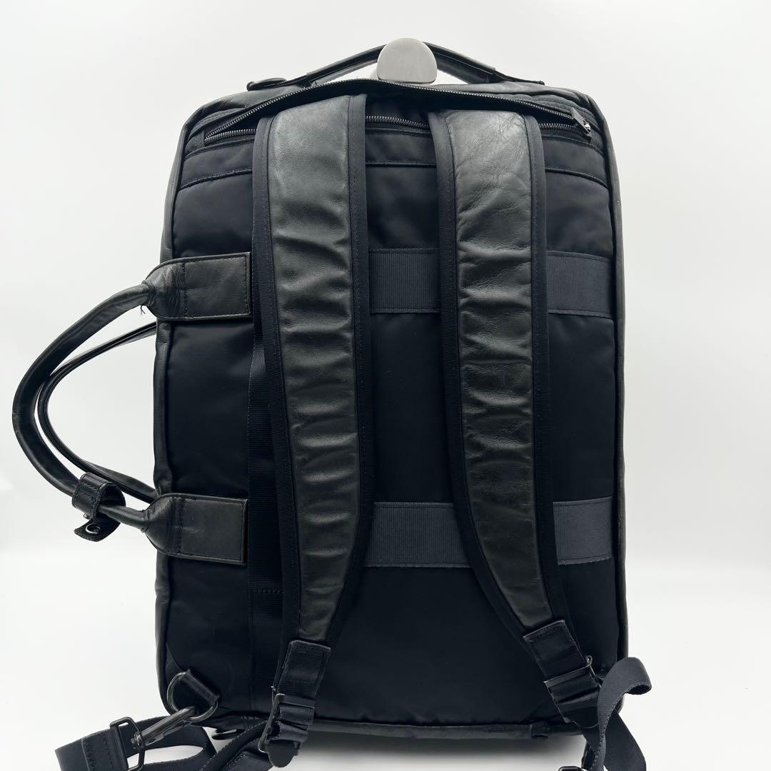 希少✨ ポーター リュック 3way レザー ビジネスバッグ A4可 ロコ型押し