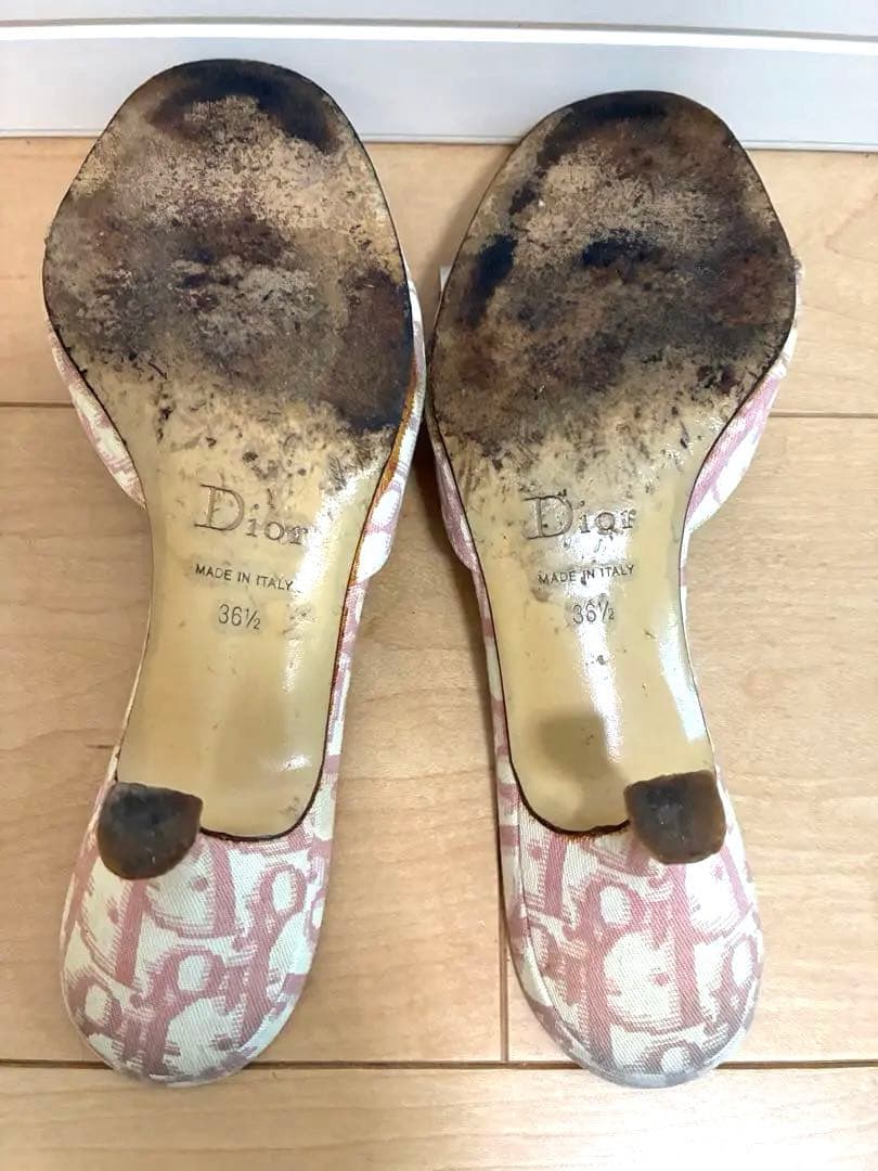 Dior ディオール ミュール 南京錠 鍵 チャーム