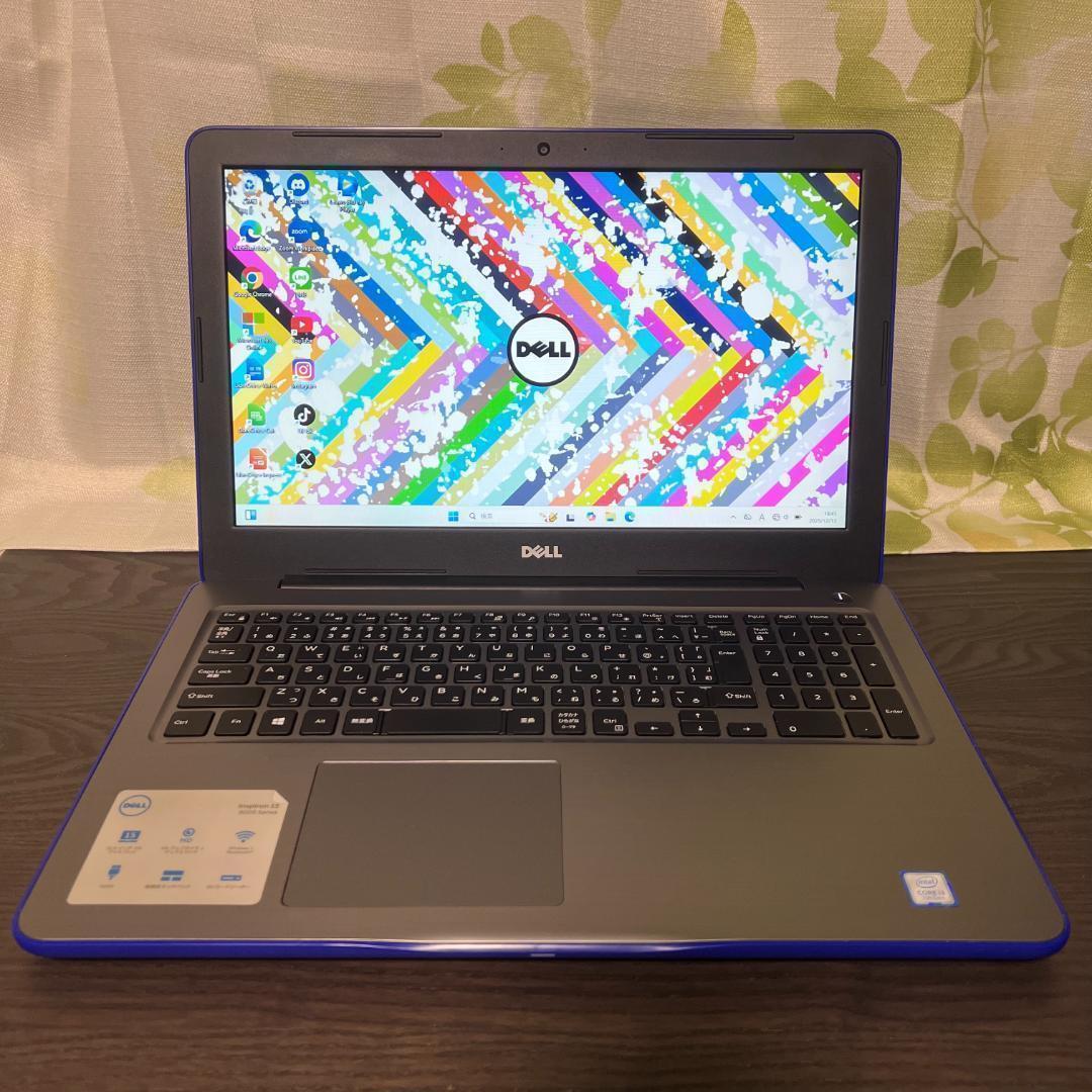 希少なブルー✨Dell Inspiron☆新品SSD256GB☆メモリ8G☆i3