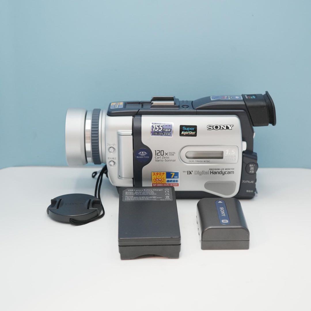 SONY DCR-TRV30 ビデオカメラ 美品 a5187