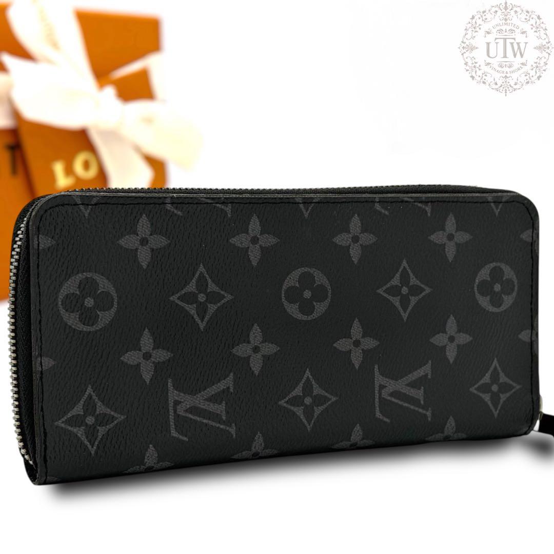 新型 ルイヴィトン　モノグラム　エクリプス　ジッピーヴェルティカル　ブラック　２