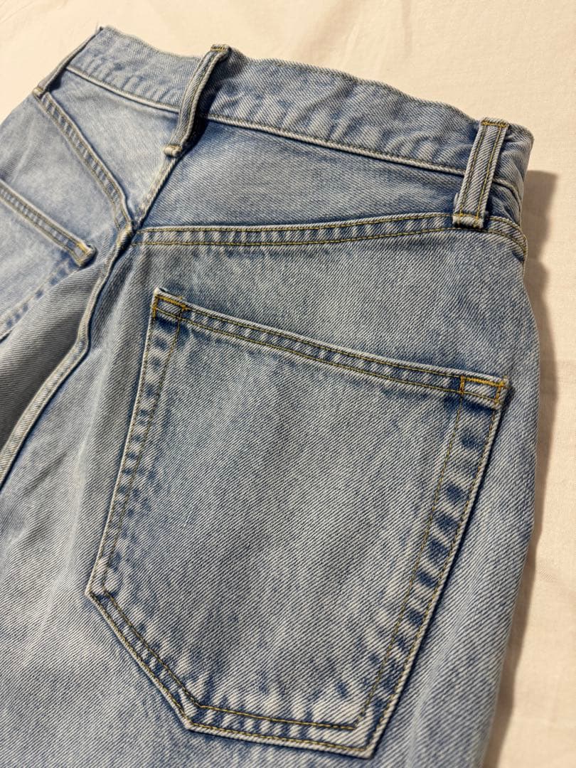 今期 Whim Gazette ワイドレッグデニムパンツ