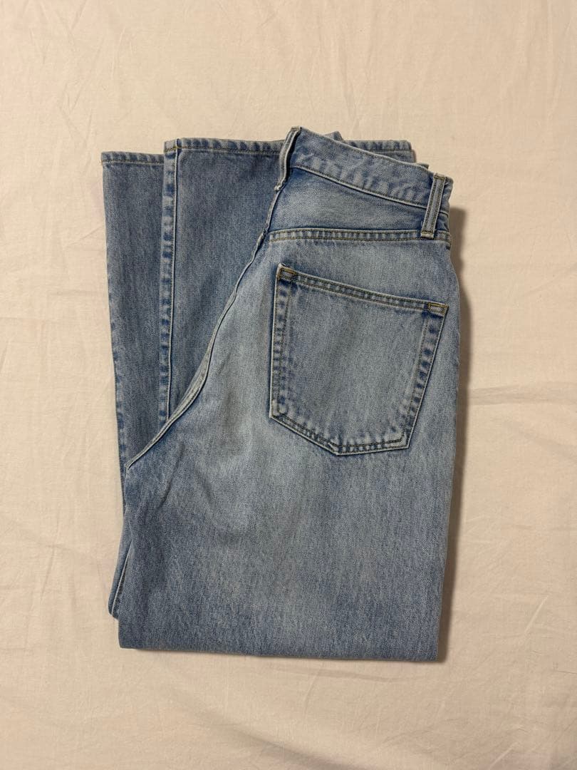 今期 Whim Gazette ワイドレッグデニムパンツ