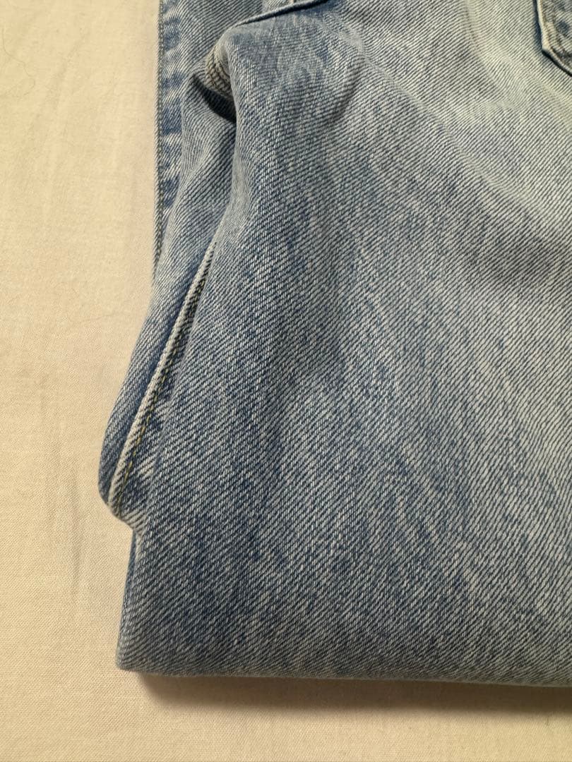 今期 Whim Gazette ワイドレッグデニムパンツ