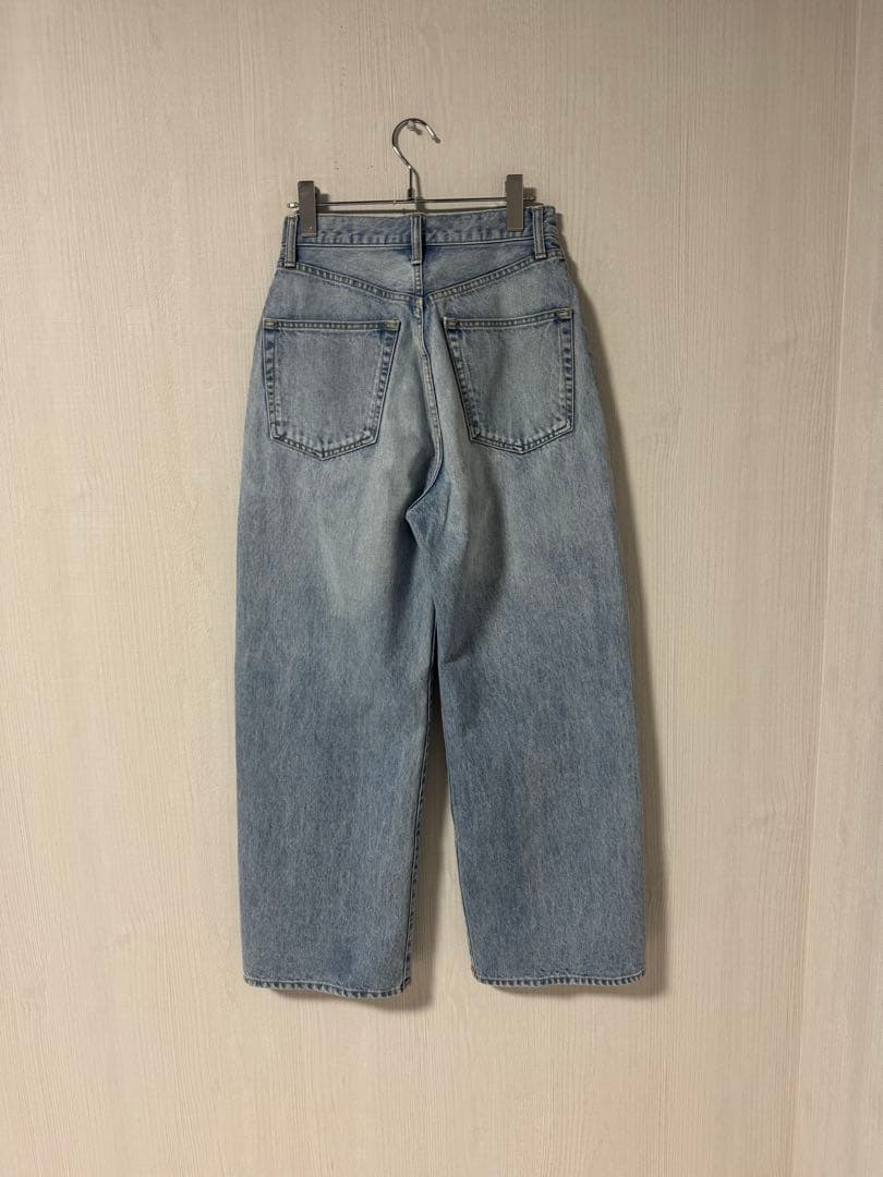 今期 Whim Gazette ワイドレッグデニムパンツ