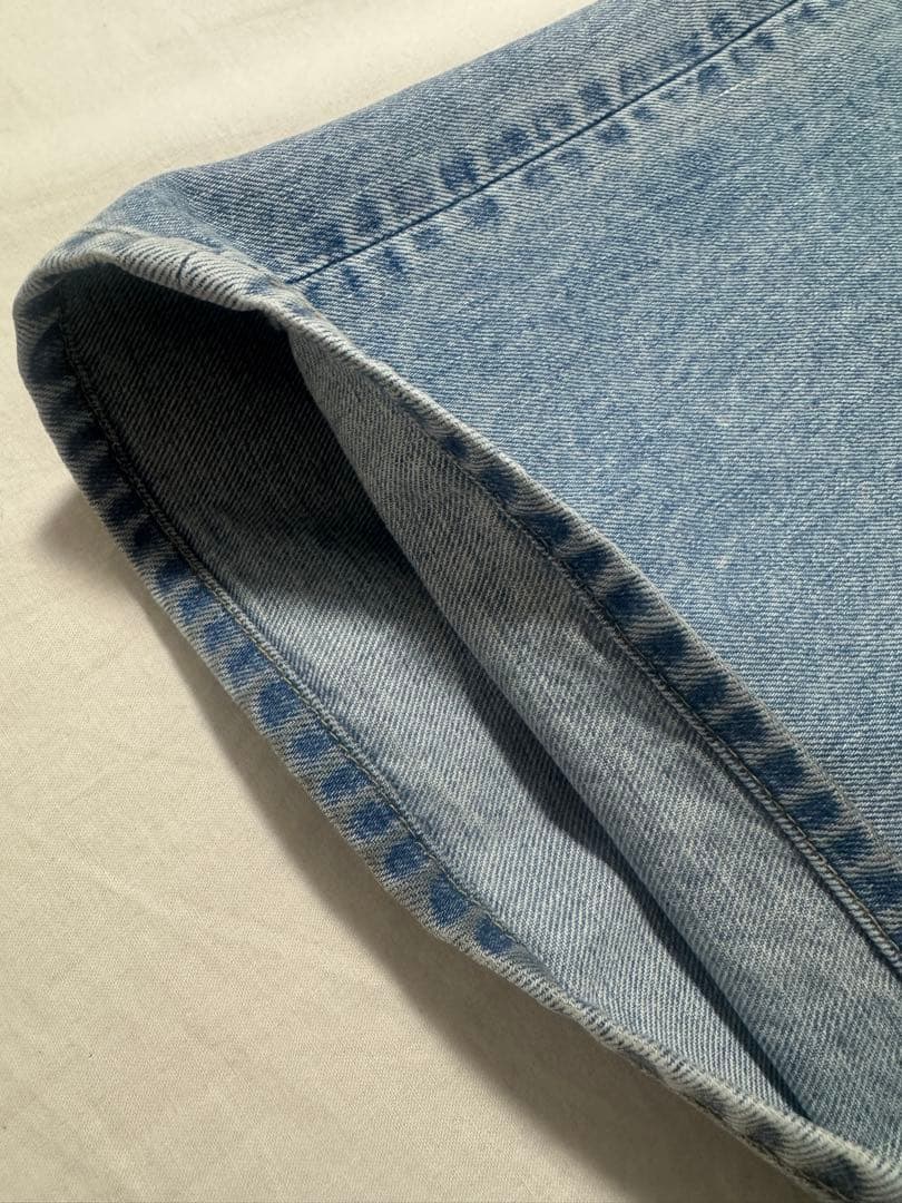 今期 Whim Gazette ワイドレッグデニムパンツ