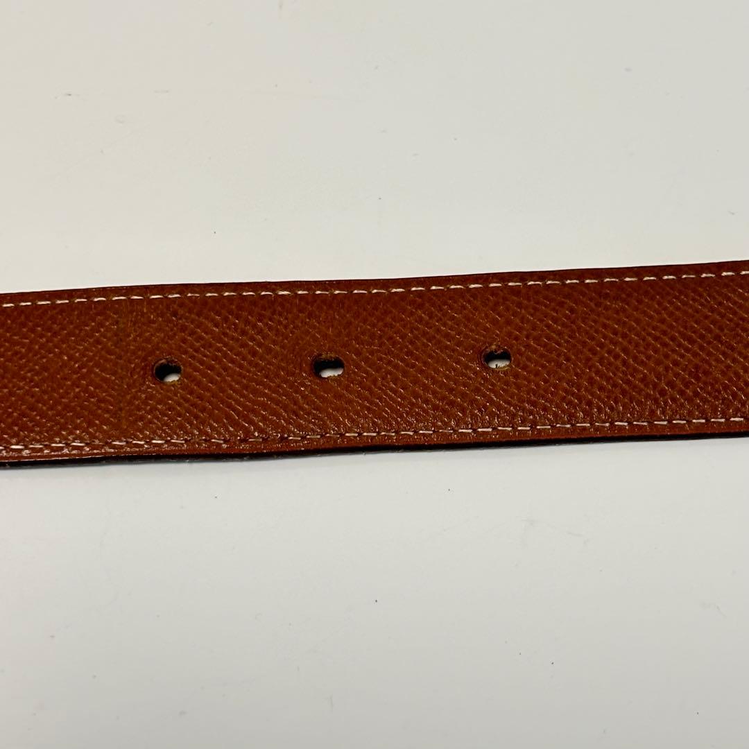 エルメス エトリエ ベルト ボックスカーフ V◯刻 80cm レザー