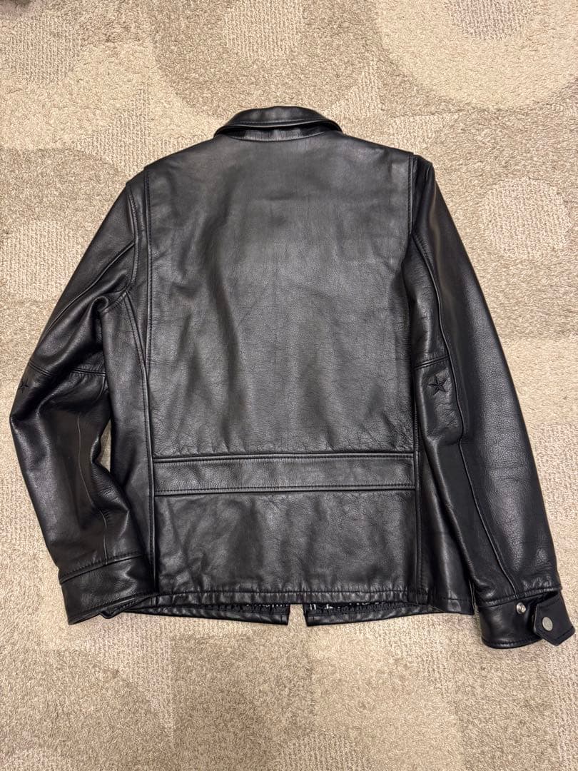 schott✖️stussy シングルライダースジャケット M 中古品