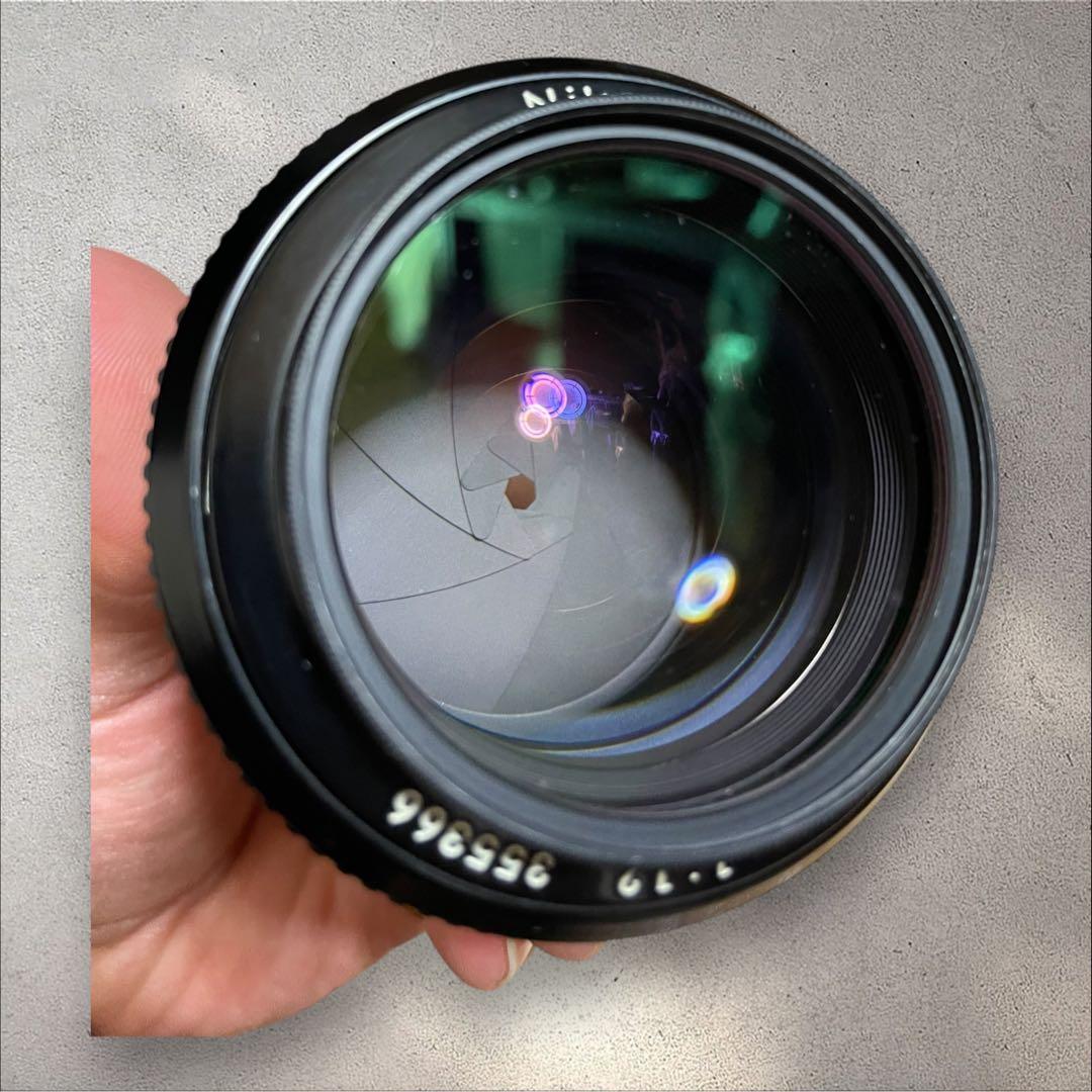 レンズ(ズーム) Nikon Non-Ai NIKKOR-S 55mm f/1.2