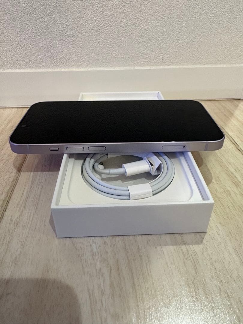 【美品】iPhone14 128GB パープル　付属品完備
