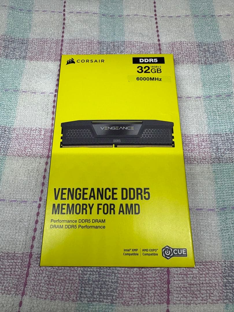 メモリー CORSAIR Vengeance DDR5-6000 32GB 16GBx2