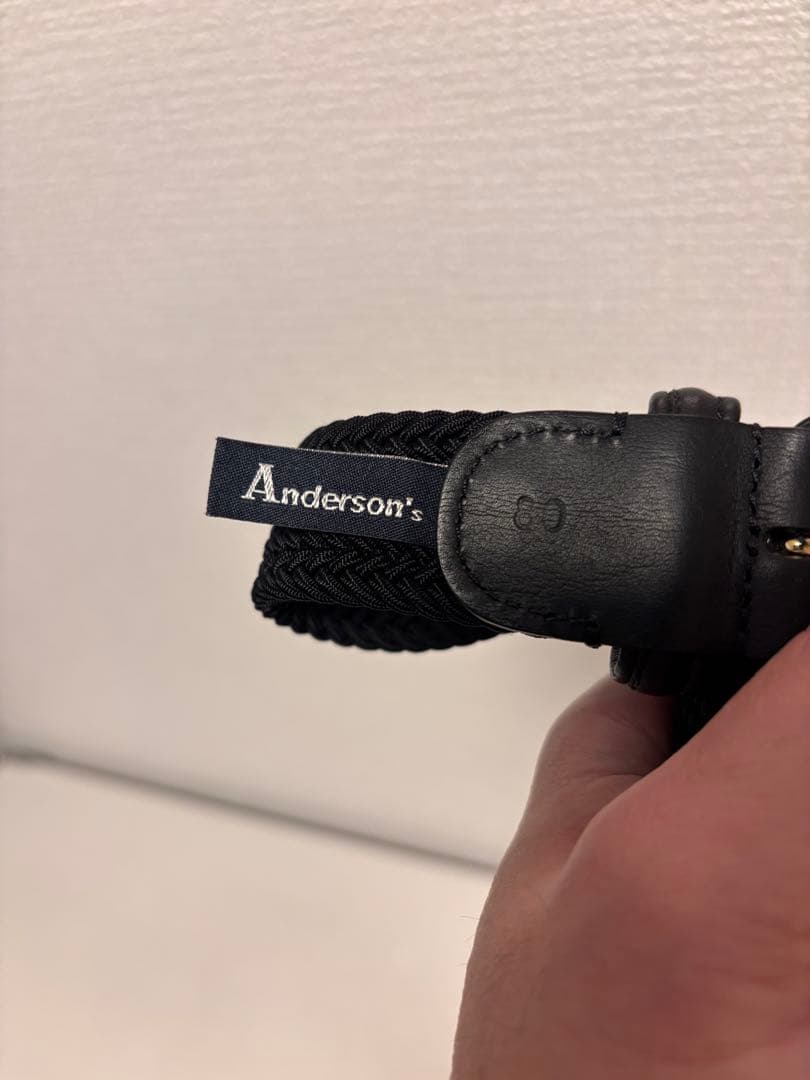 BEAMS F別注 Anderson's エラスティックベルト
