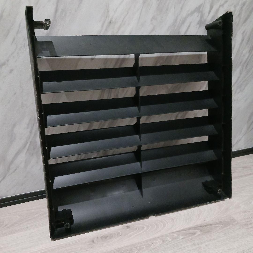 【1度取り付けのみ】ダイキン エアコン室外機ルーバー 風向調整板 ブラック