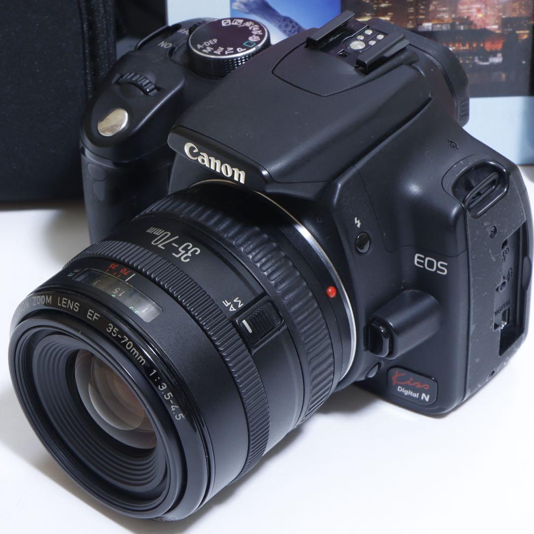 ★スマホに送れる一眼レフ★WiFi機能★キャノン EOS Kiss Nセット♪