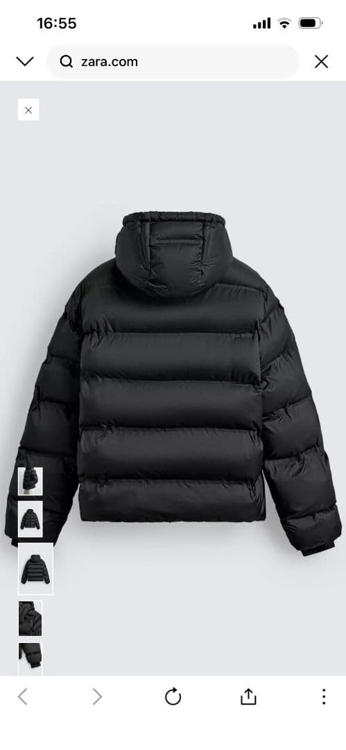 ⭐︎pop様⭐︎ 今季　撥水加工フード付きパフジャケット