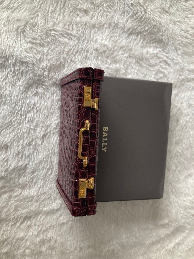 【新品】⭐︎激レア⭐︎BALLY バーガンディ 名刺入れ