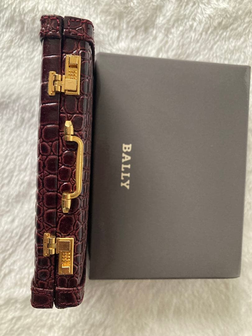 【新品】⭐︎激レア⭐︎BALLY バーガンディ 名刺入れ