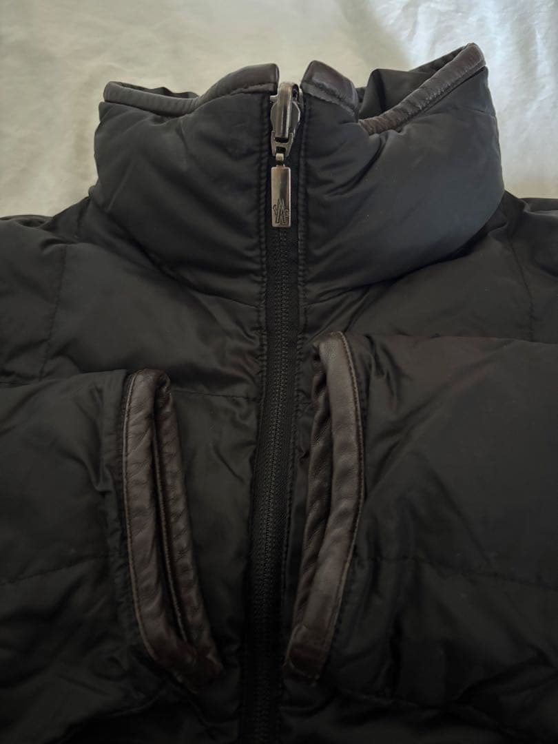 モンクレール 茶タグ ダウンコート リバーシブル　キルティング moncler