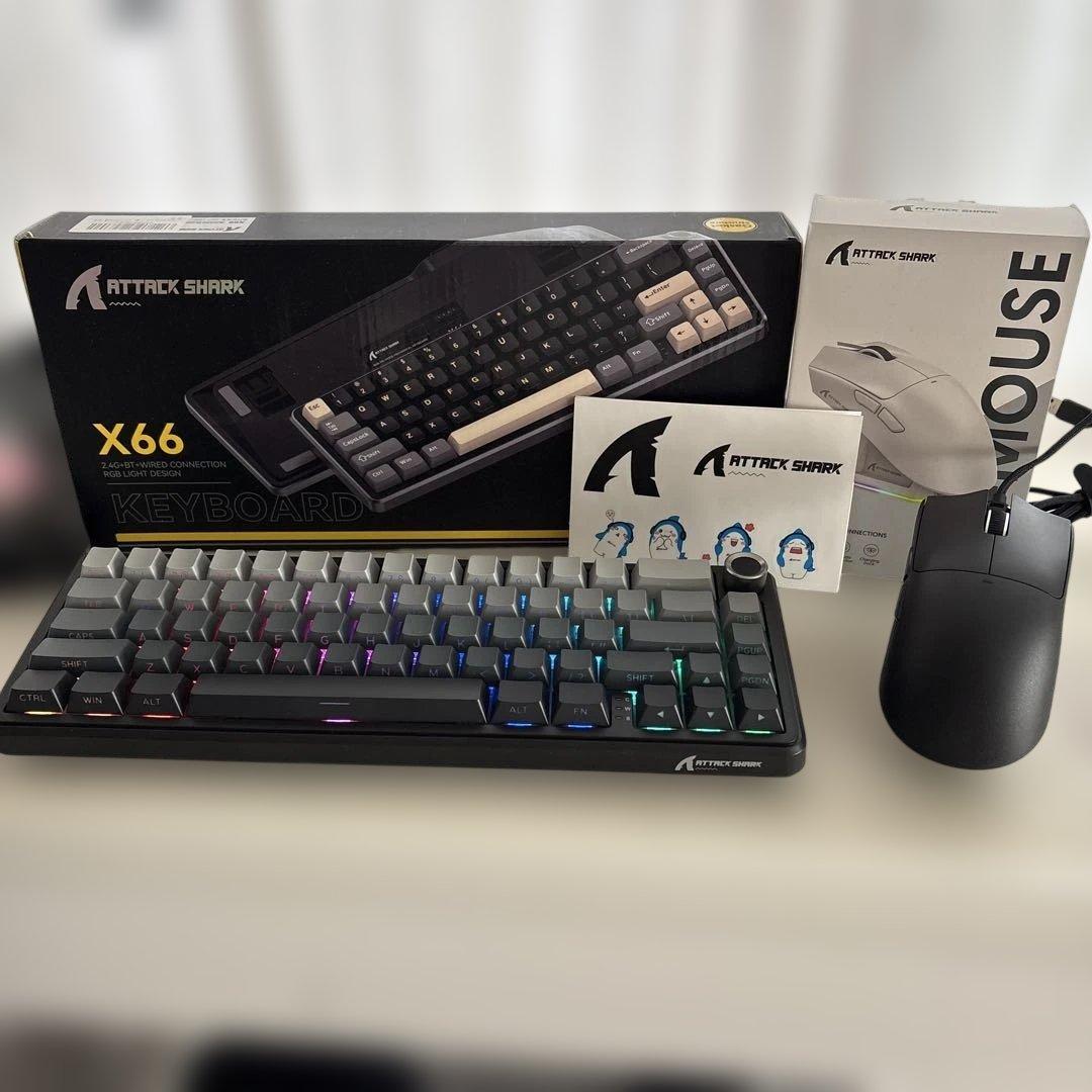 ATTACK SHARK ゲーミングキーボード&ゲーミングマウス