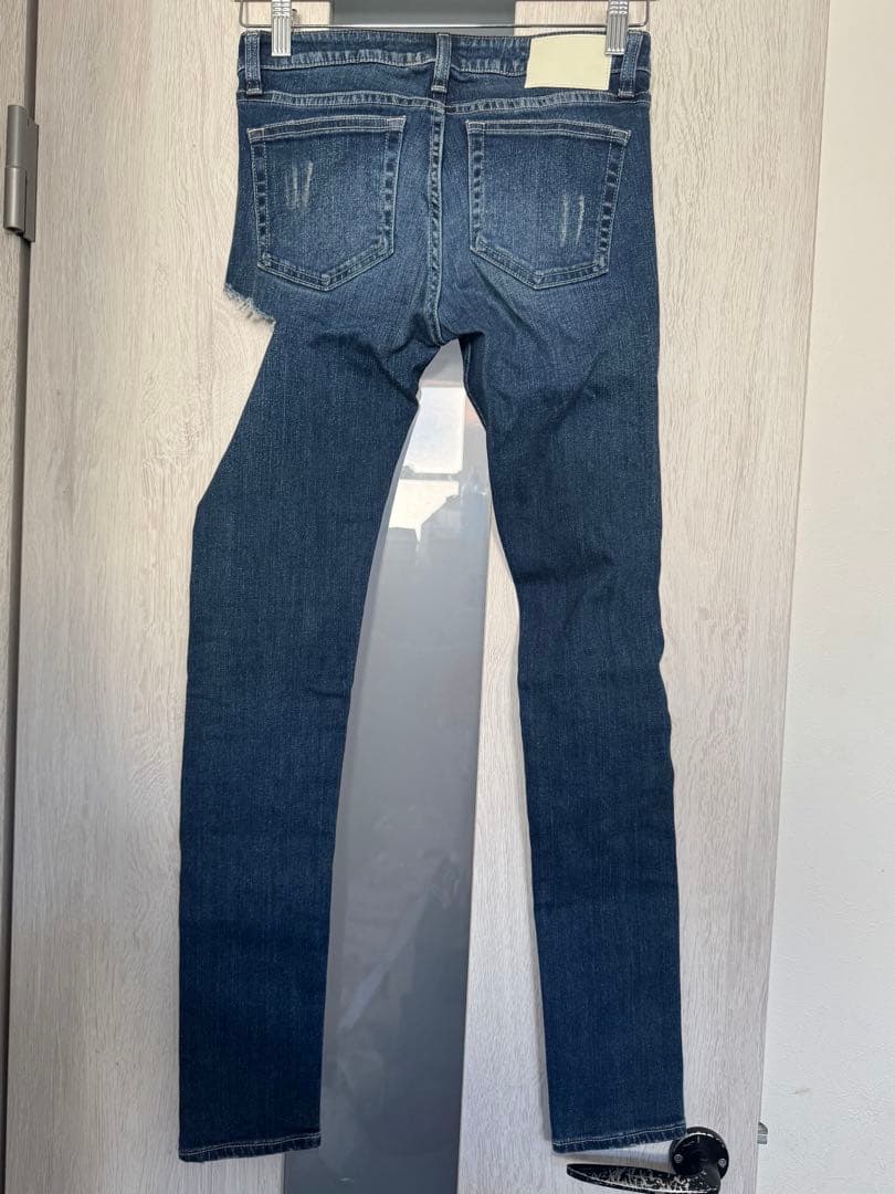 GYDA ダメージ加工 スキニーデニム