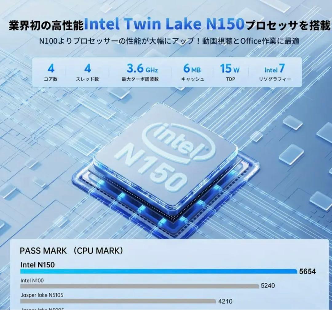 【新品】ACEMAGIC Vista Mini V1 ミニPC ブラック