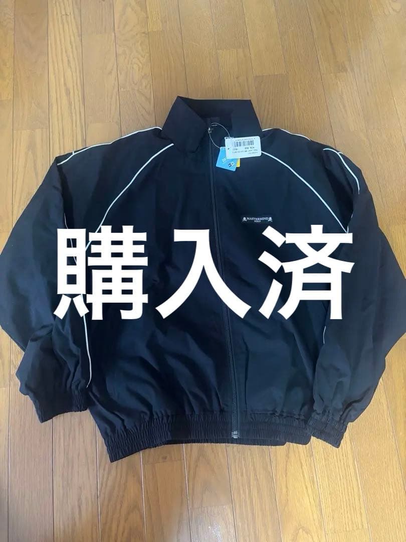NEW ERA×mastermindブラックナイロンジャケット上下セット