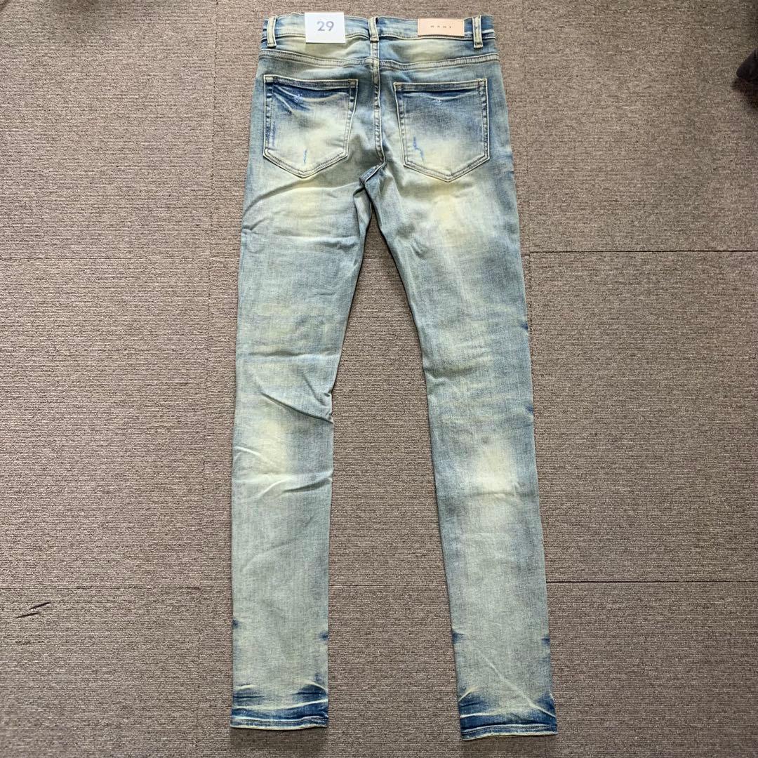 mnml ミニマル【新品未使用】ペイズリーストレッチスキニーデニム 29