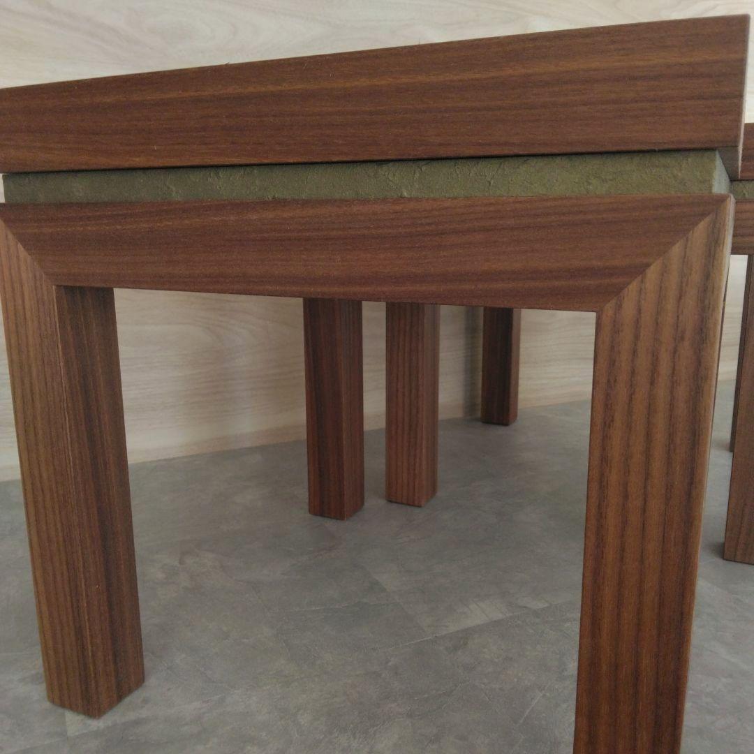 木製スピーカースタンド一対　ウォールナット