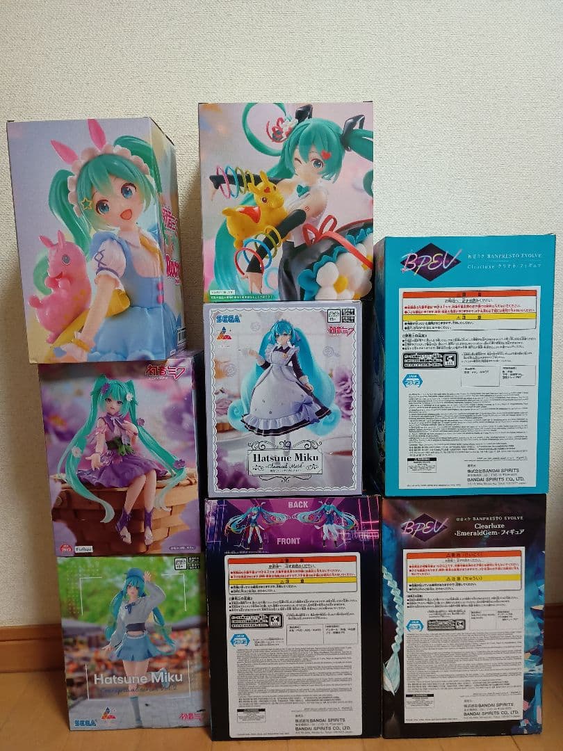 初音ミク プライズフィギュア8点