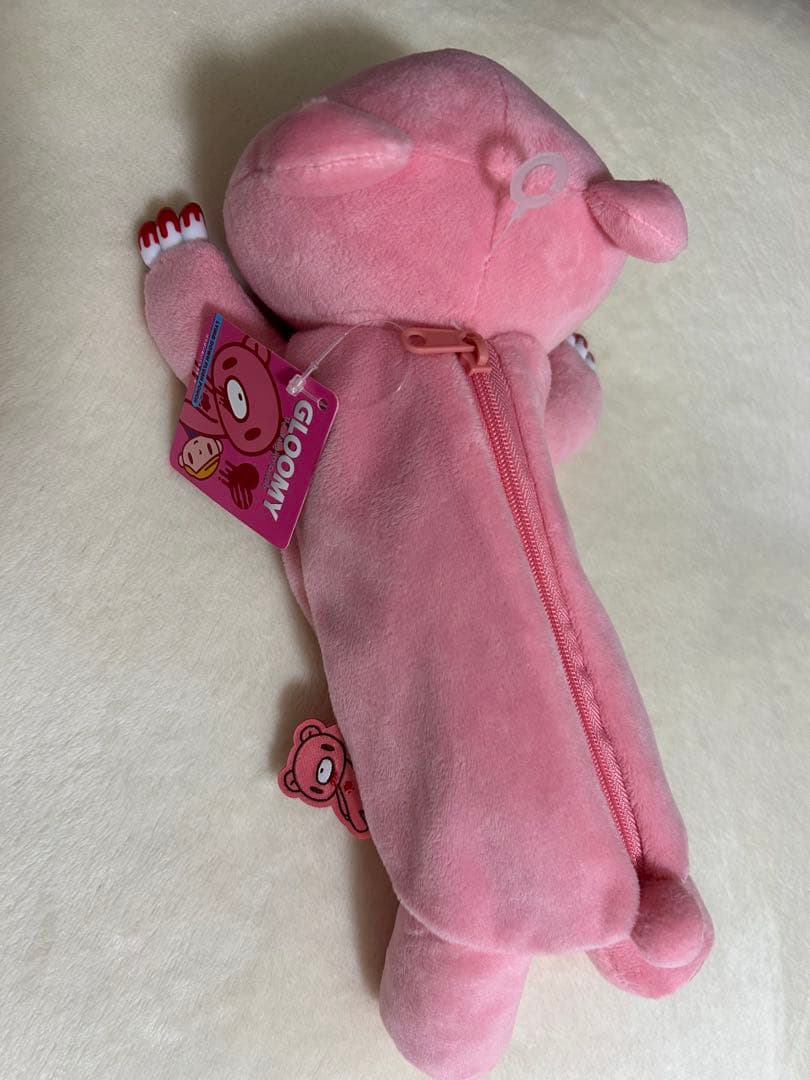 Gloomy グルーミー はらばいぬいぐるみ ポーチ ペンケース ピンク