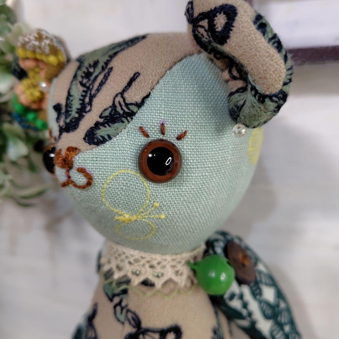 デ*コ様 【オークションです】ミナペルホネン＊ハンドメイド＊ぬいぐるみ＊テディベ